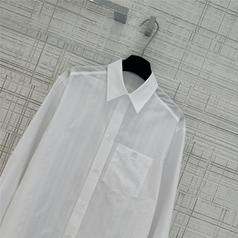 Ce1i*e yarn-dyed sky blue striped shirt replicas clothes