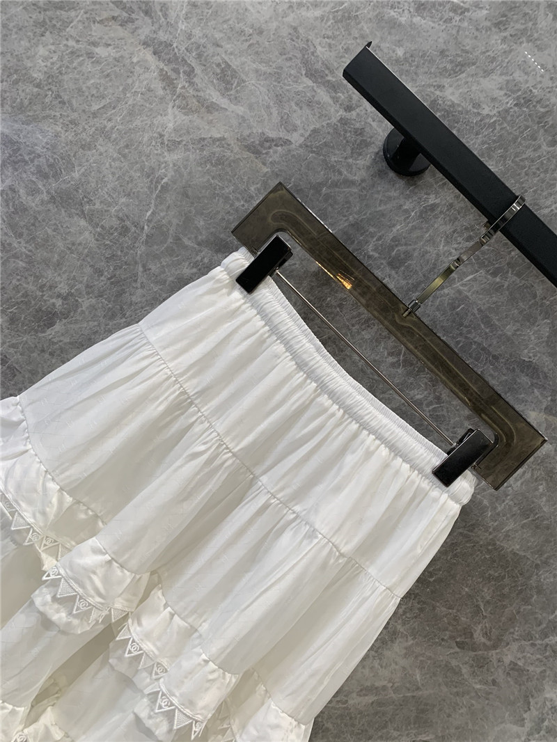 Ch**el embroidery patchwork puffy skirt replica clothes
