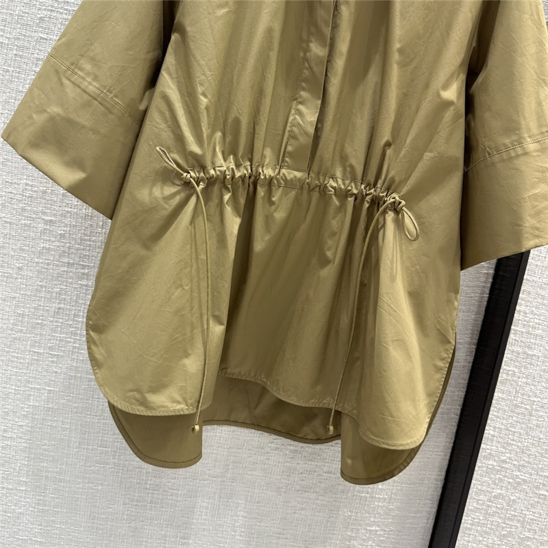 Vanitoo dropped shoulder three-quarter sleeve shirt replica clothing