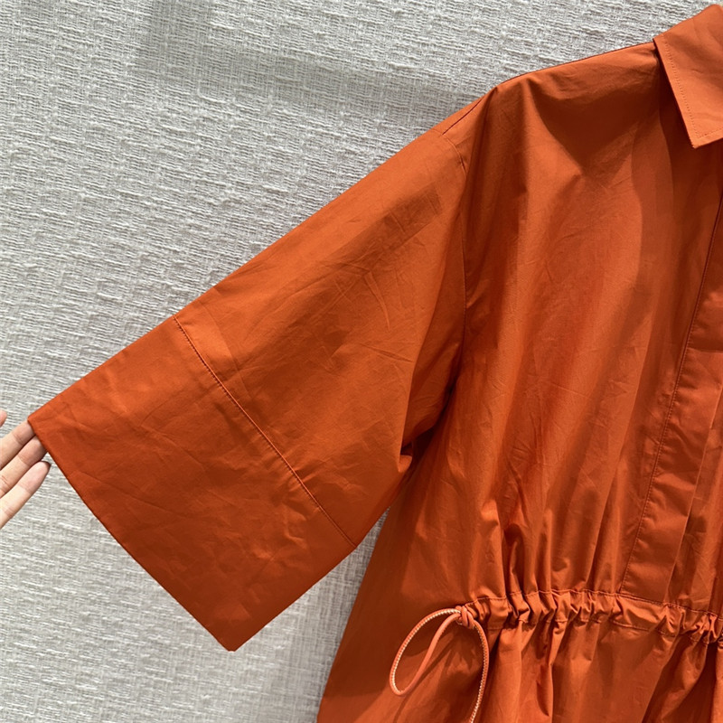 Vanitoo dropped shoulder three-quarter sleeve shirt replica clothing