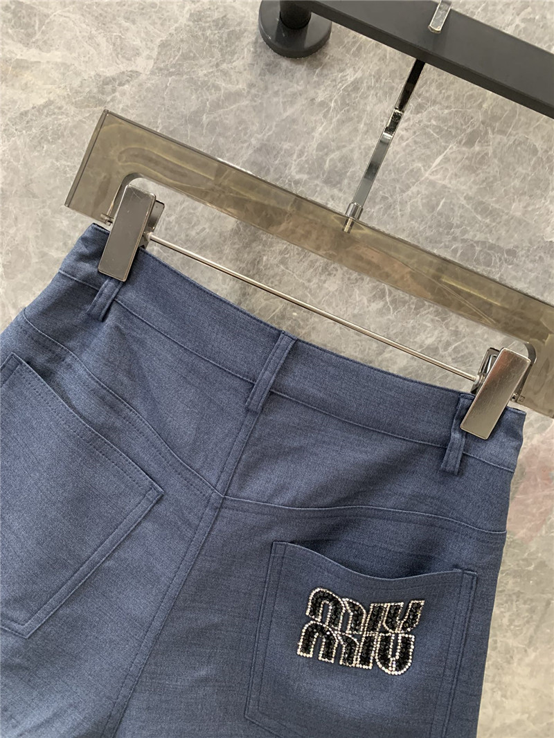 M1um1u straight shorts replica clothes