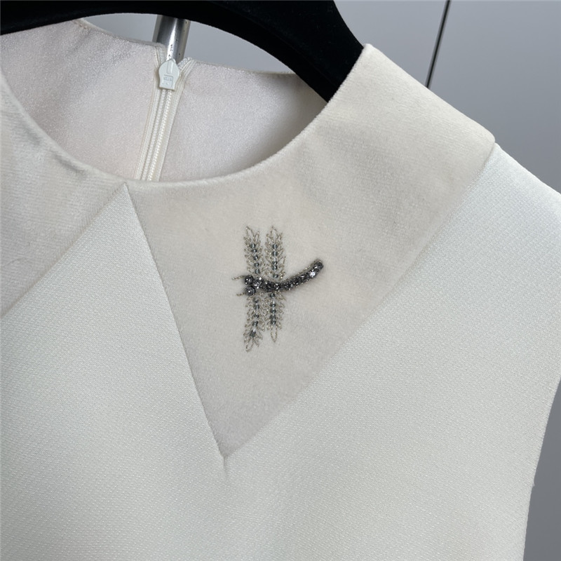 D10r velvet collar vest dress replicas clothes