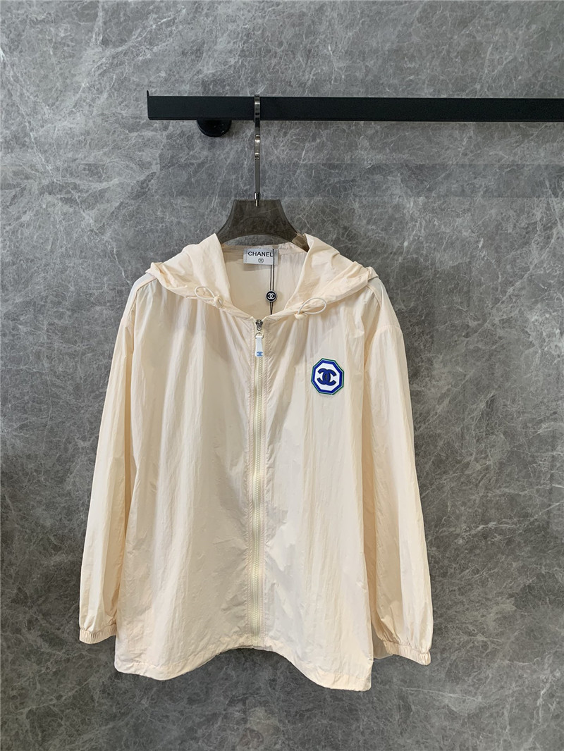 Ch**el hooded sun protection jacket replica designer clothes