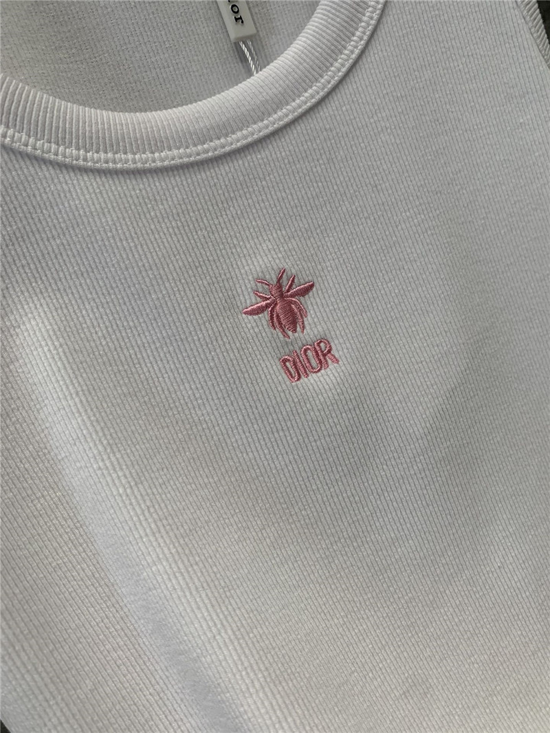 D10r bee embroidered vest replica d&g clothing
