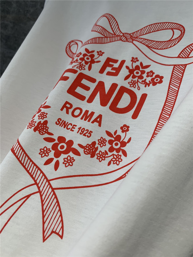 F**di crew neck short sleeve t-shirt replica designer clothes