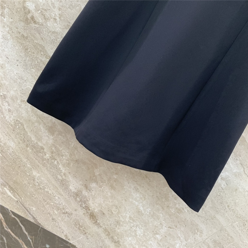 M1um1u lapel short-sleeved dress replica clothing sites