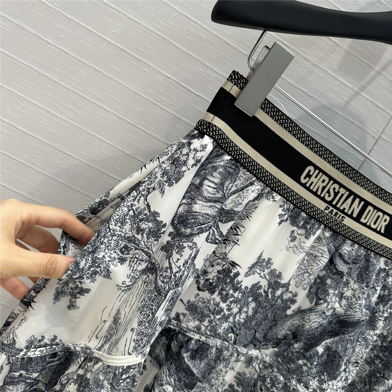D10r animal jouy print long skirt replica clothes