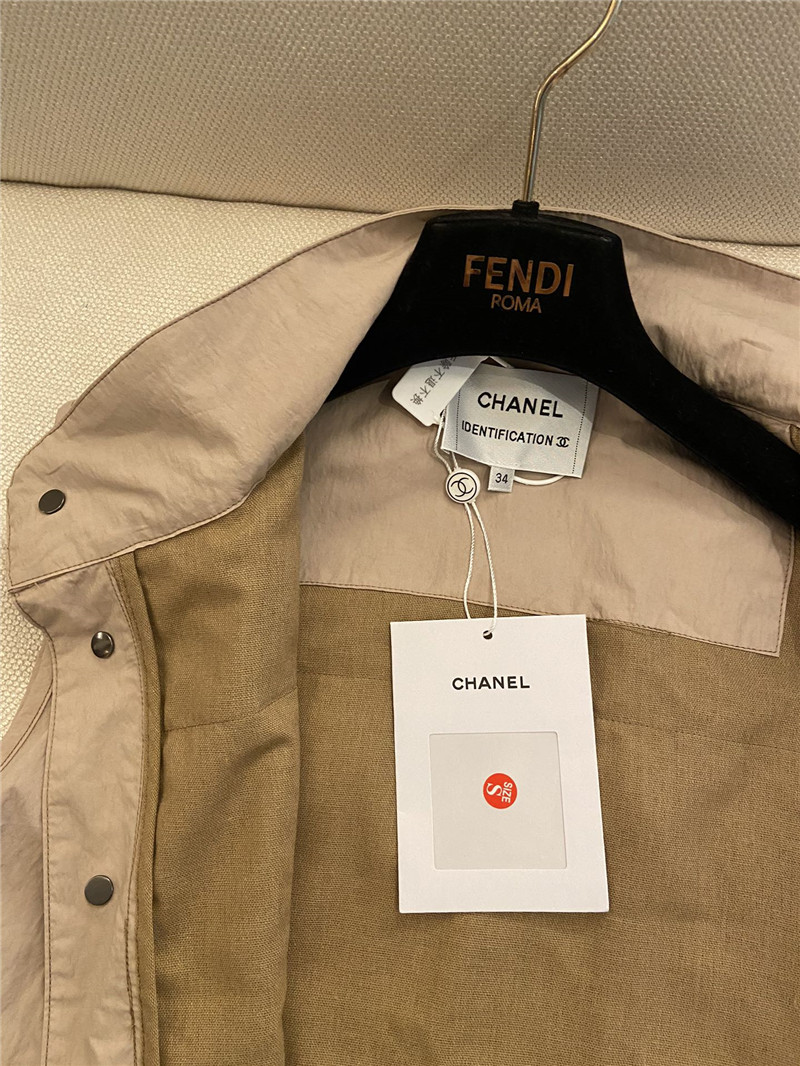 Ch**el new hooded workwear vest replica clothes
