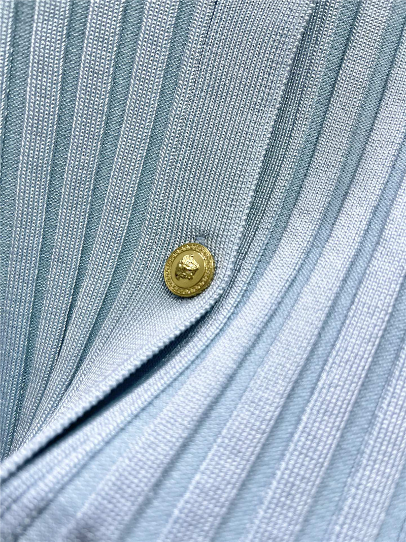 Versace new lapel short sleeve replica designer clothes