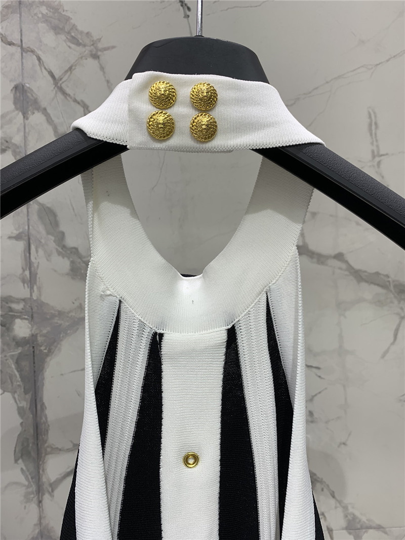 Balmain contrast color floral skirt dress replica clothes