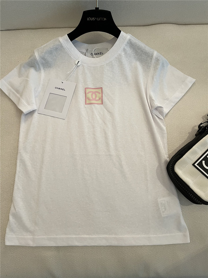 Ch**el new round neck short sleeve replica clothing
