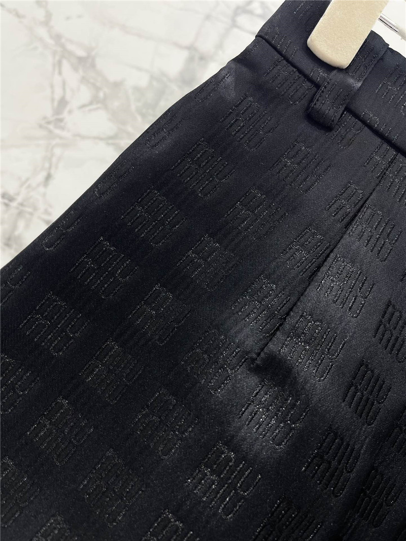 M1um1u letter jacquard suit shorts replica clothes