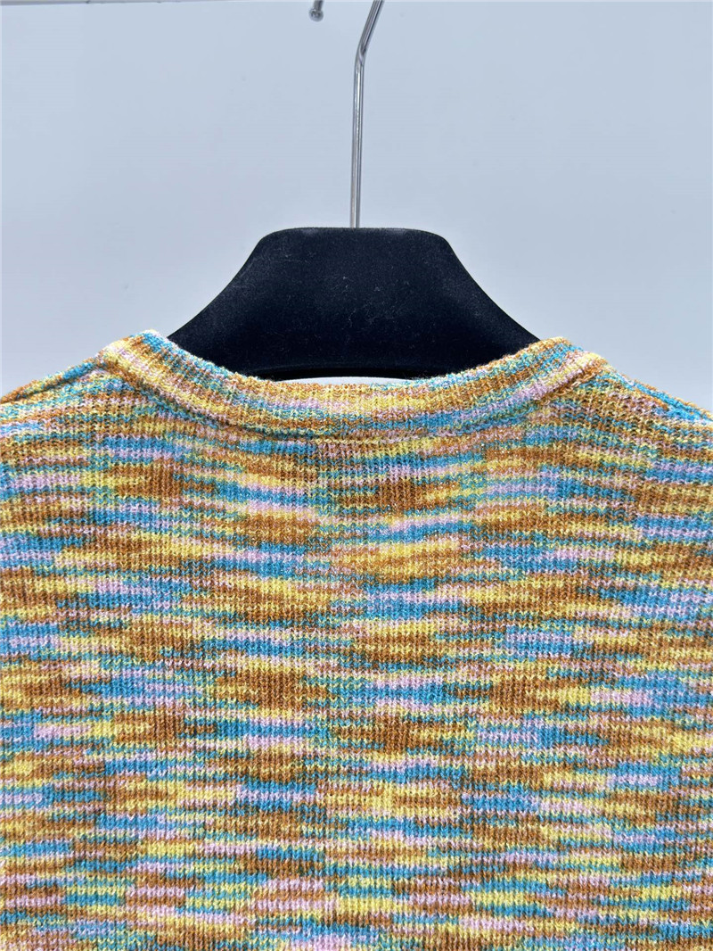 Ch**el knitted crew neck short sleeve replica d&g clothing