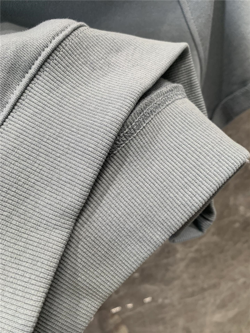 Pra*a round neck short sleeve sweatshirt replica clothes