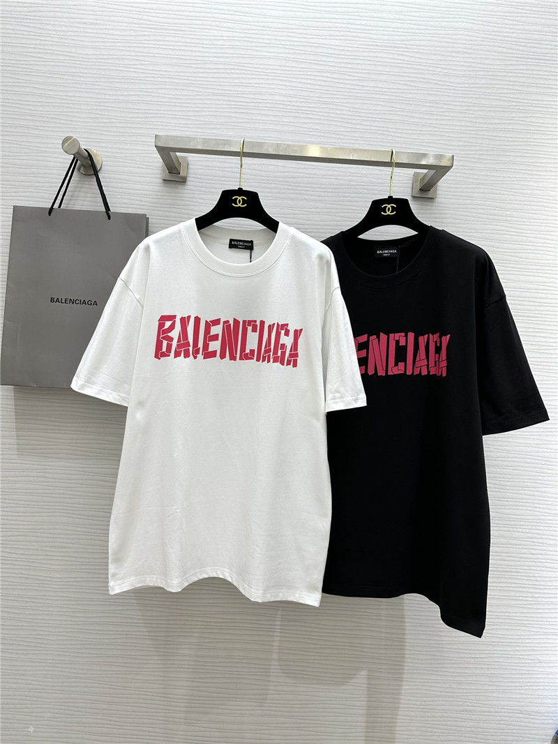 Ba1en*iaga printed short-sleeved t-shirt replica clothes