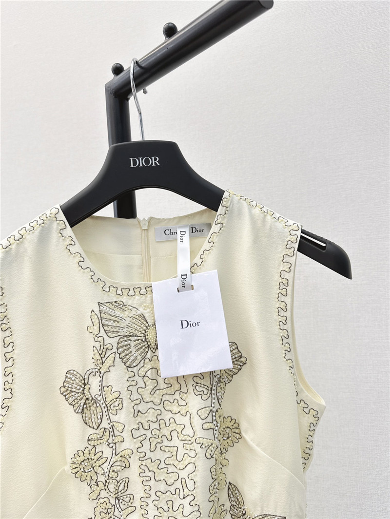 D10r butterfly embroidered dress replica d&g clothing