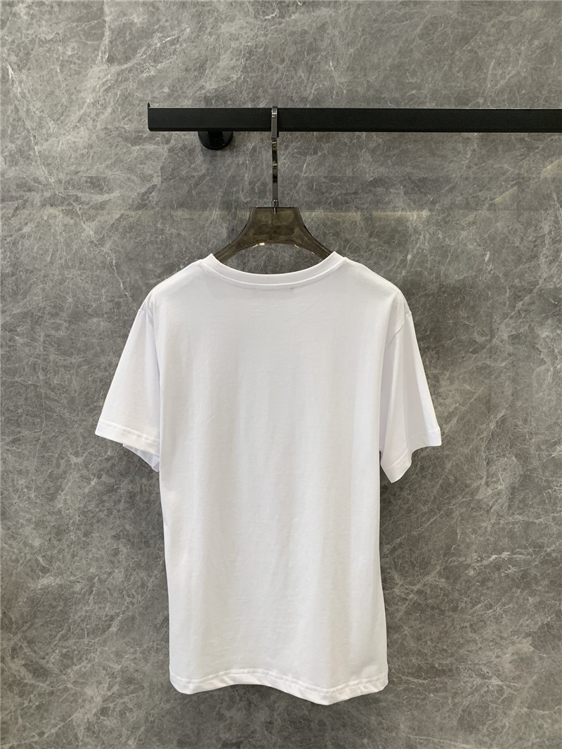 l0vis Vvtt0n lv chest logo print short sleeve t-shirt replica clothes