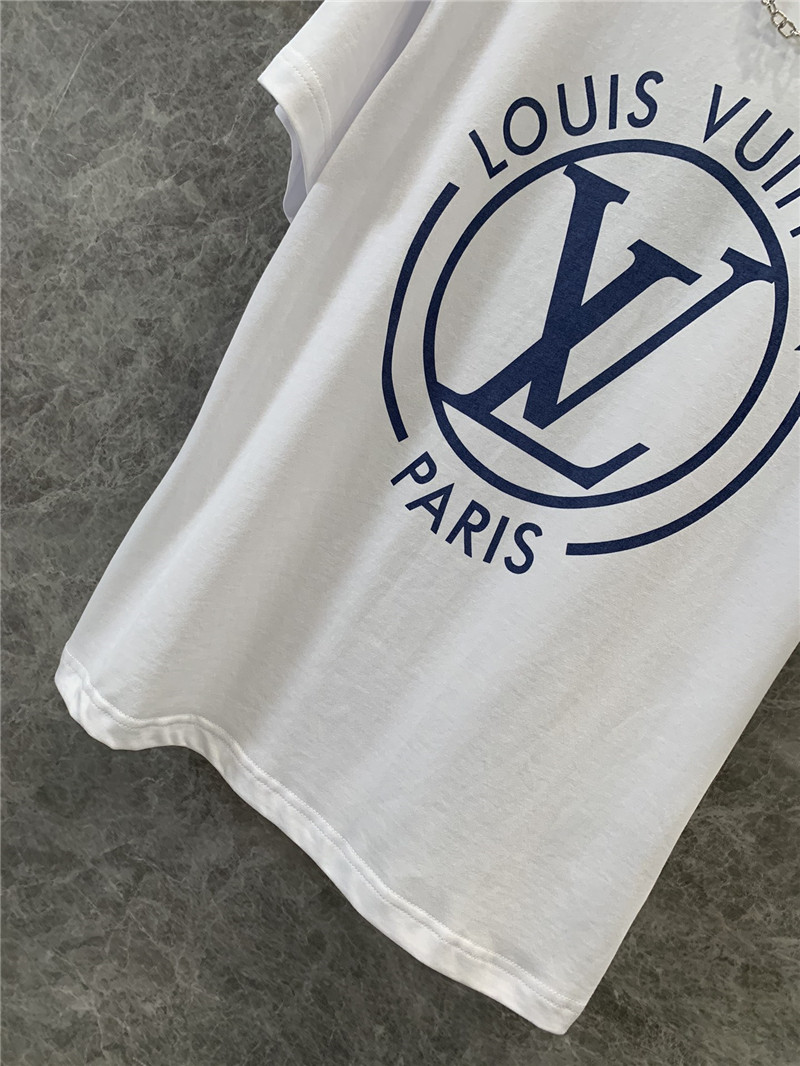 l0vis Vvtt0n lv chest logo print short sleeve t-shirt replica clothes
