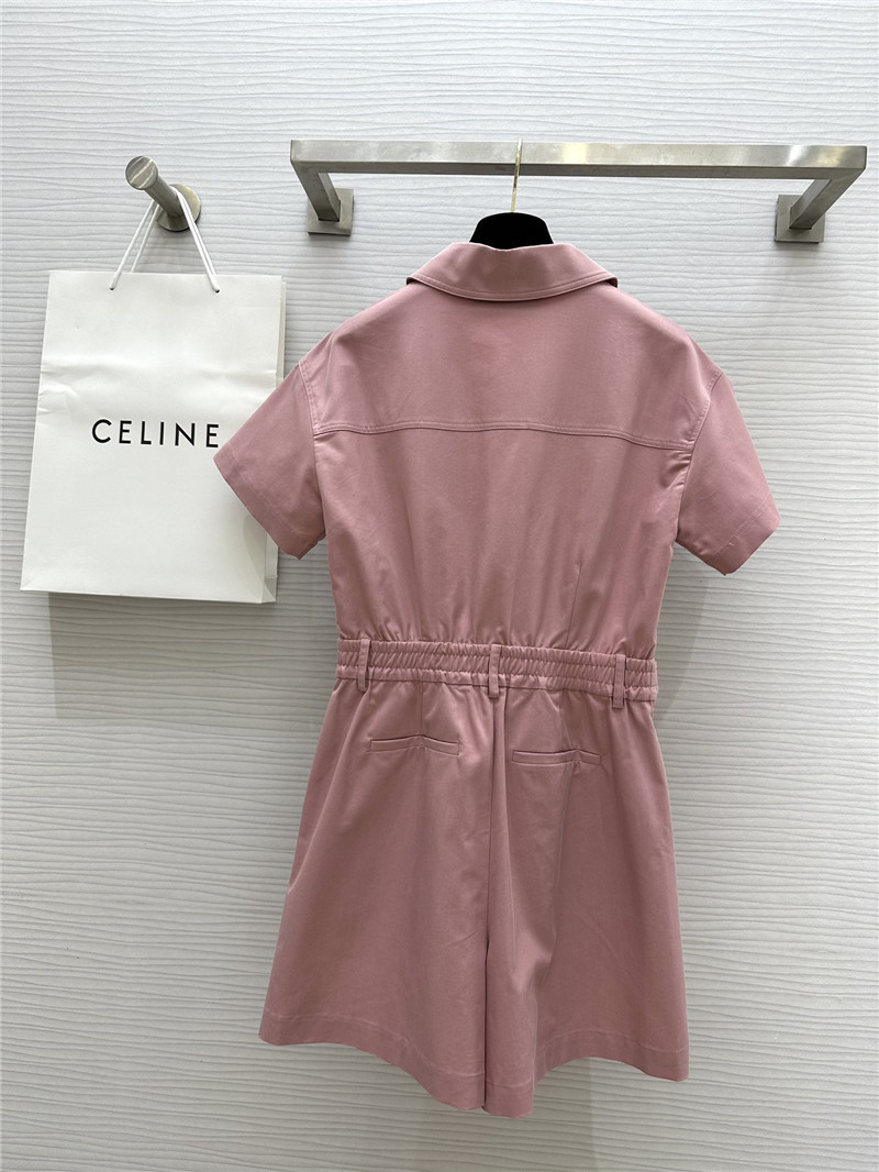 Ce1i*e short sleeve jumpsuit replica d&g clothing