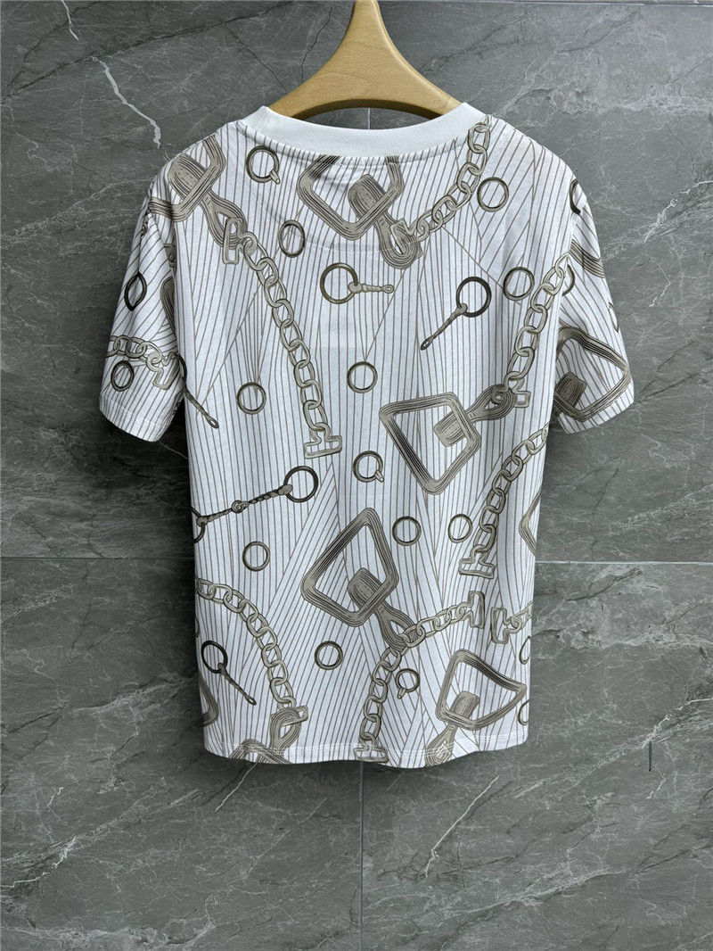 H**me5 white nature effet kaleidoscope micro t shirt