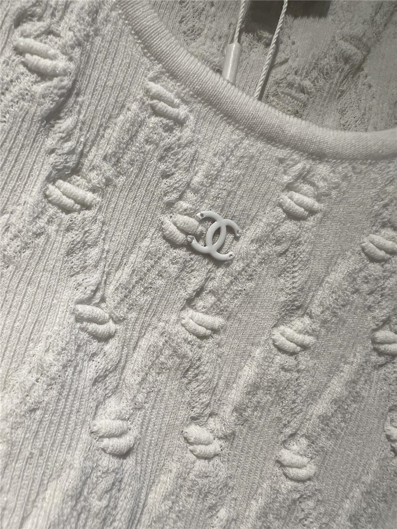 Ch**el knitted vest replica d&g clothing