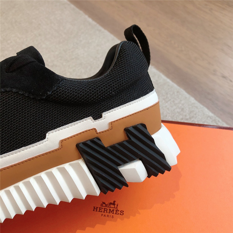 H**me5 tan leather bouncing sneakers