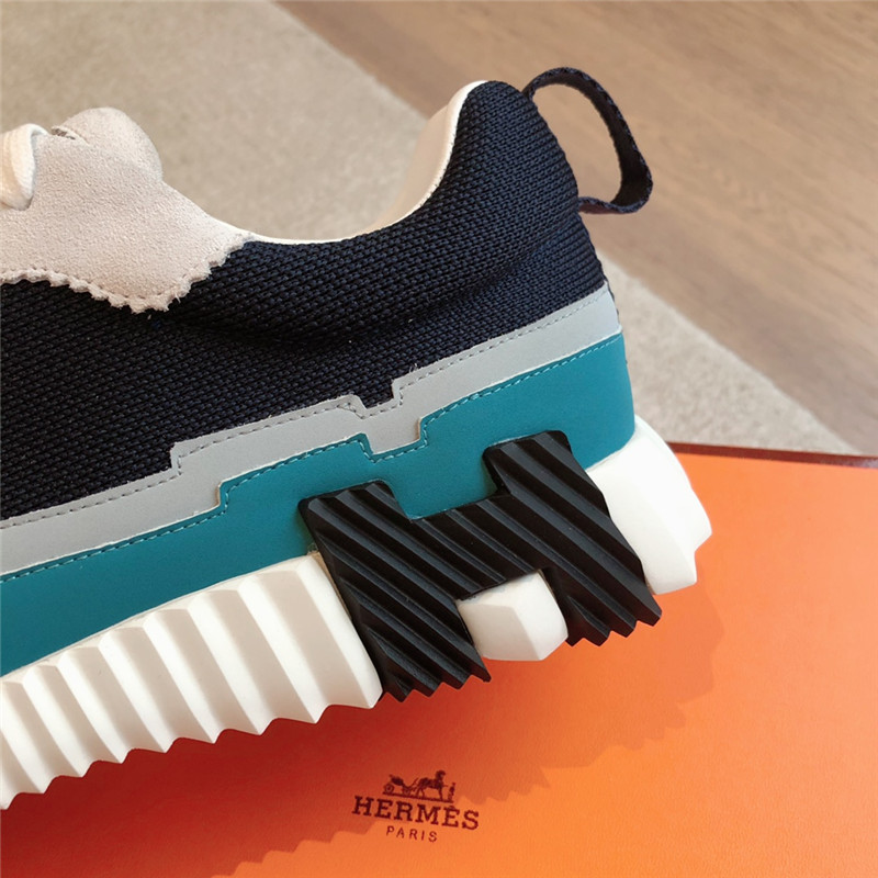 H**me5 tan leather bouncing sneakers sale