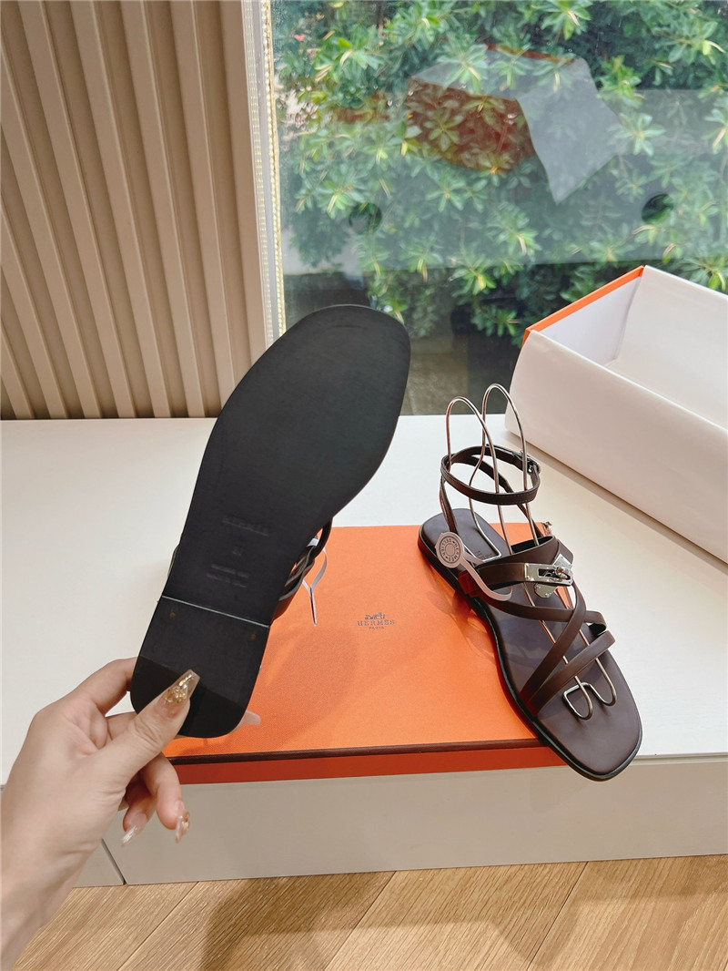 H**me5 june sandals brown