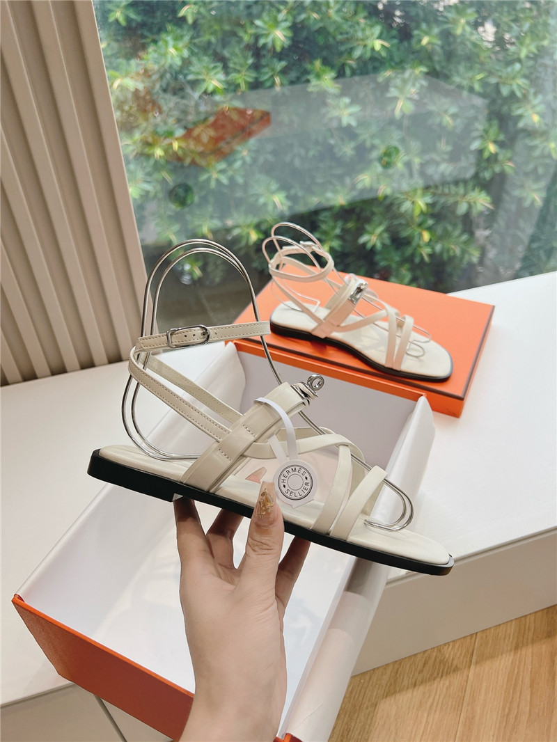 H**me5 june sandals white