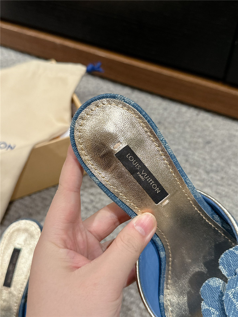 l0vis Vvtt0n denim kitten heels