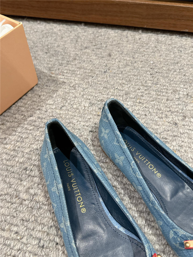 l0vis Vvtt0n nina flat ballerina in blue