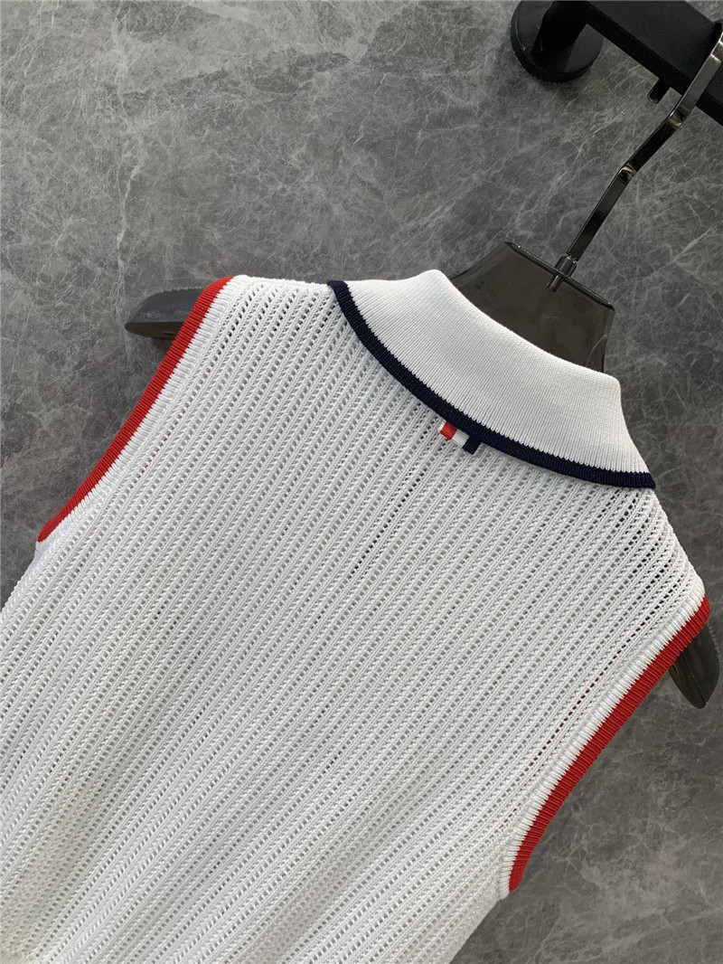 Thom Browne preppy knitted vest replica clothes
