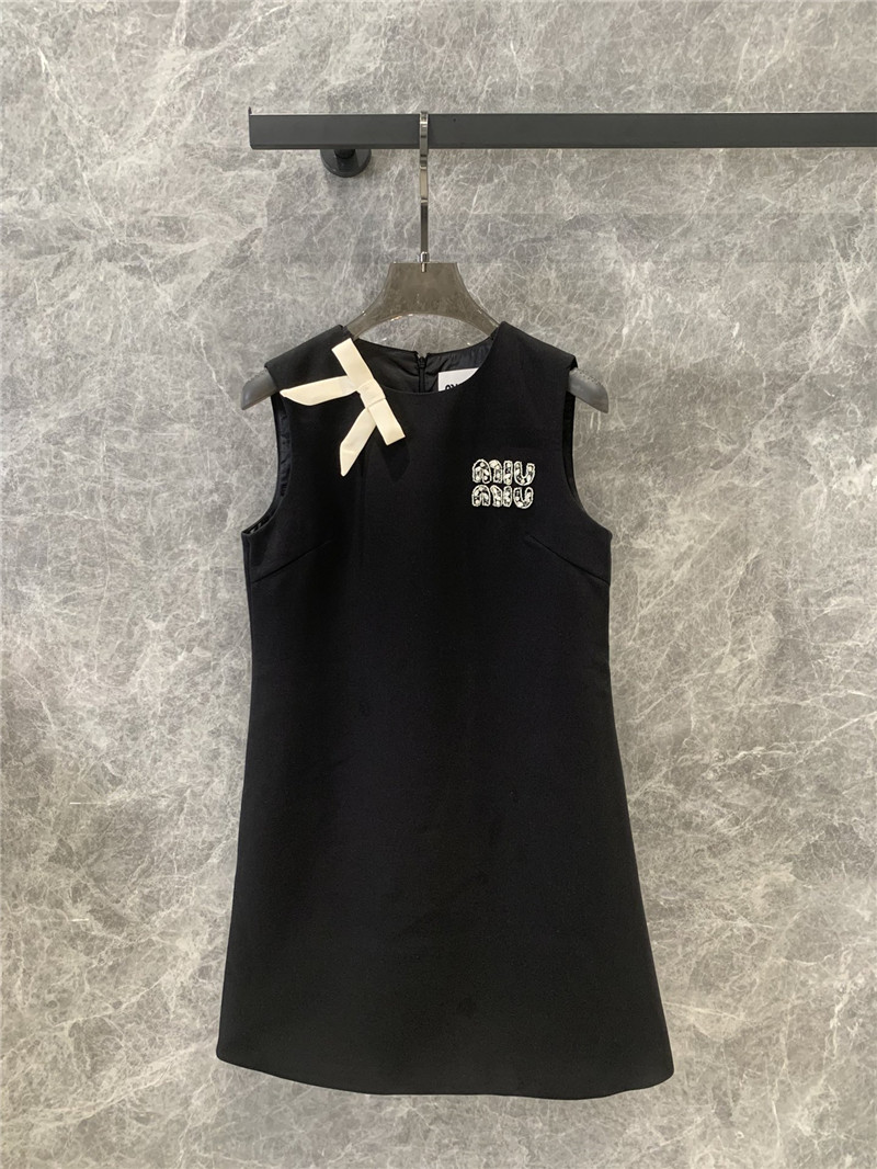 M1um1u sleeveless vest dress replica designer clothes