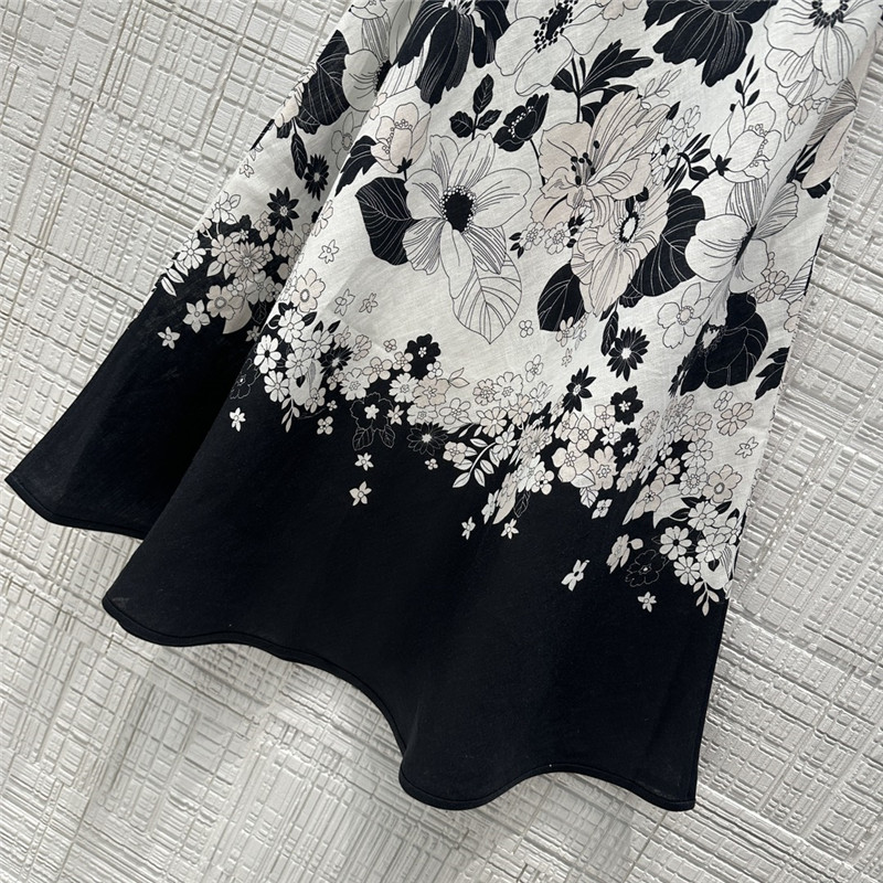 Zimm premium linen cotton A-line maxi skirt replica d&g clothing