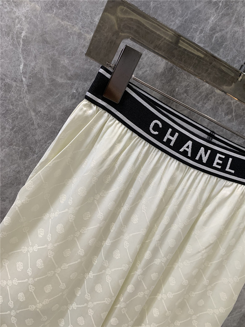 Ch**el elastic waist casual trousers replica d&g clothing