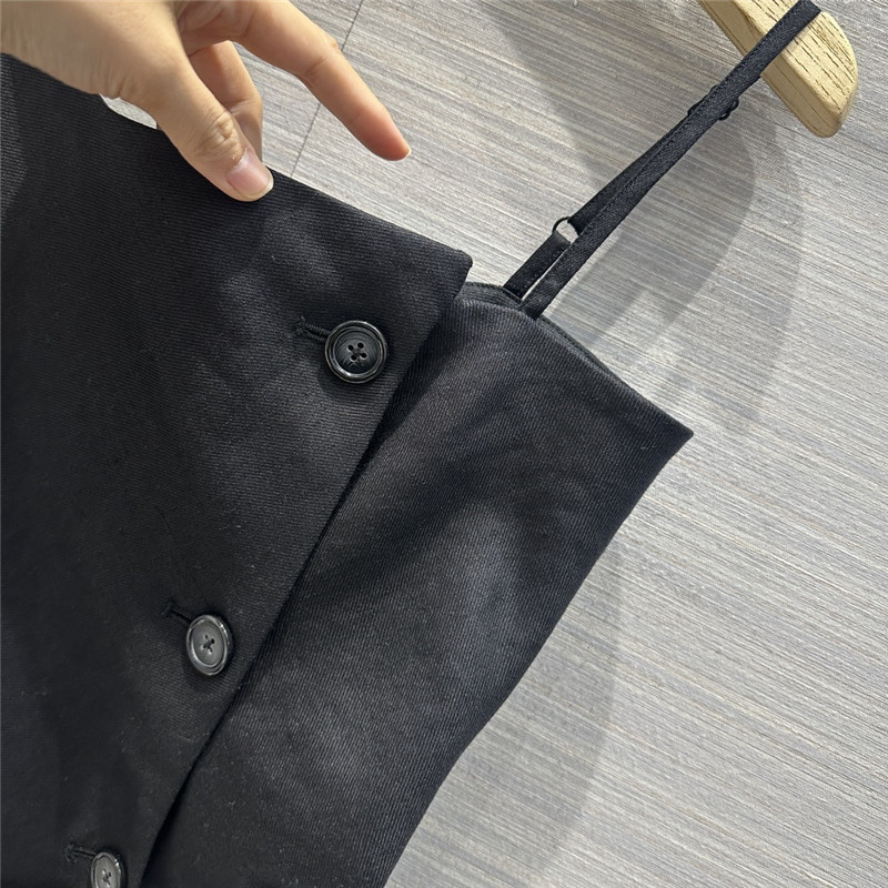 acne studios irregular hem design tube top camisole replica clothes