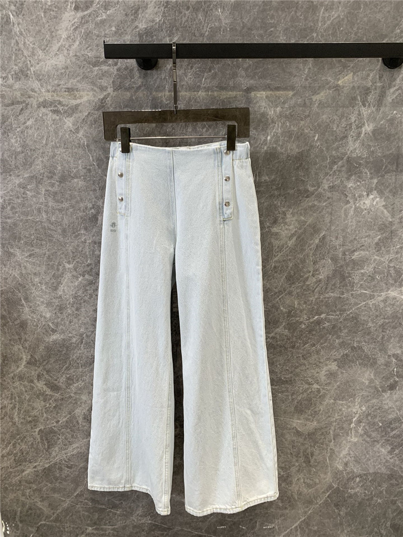 D10r three breasted denim trousers replica clothes