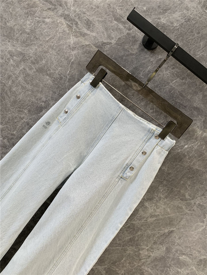 D10r three breasted denim trousers replica clothes