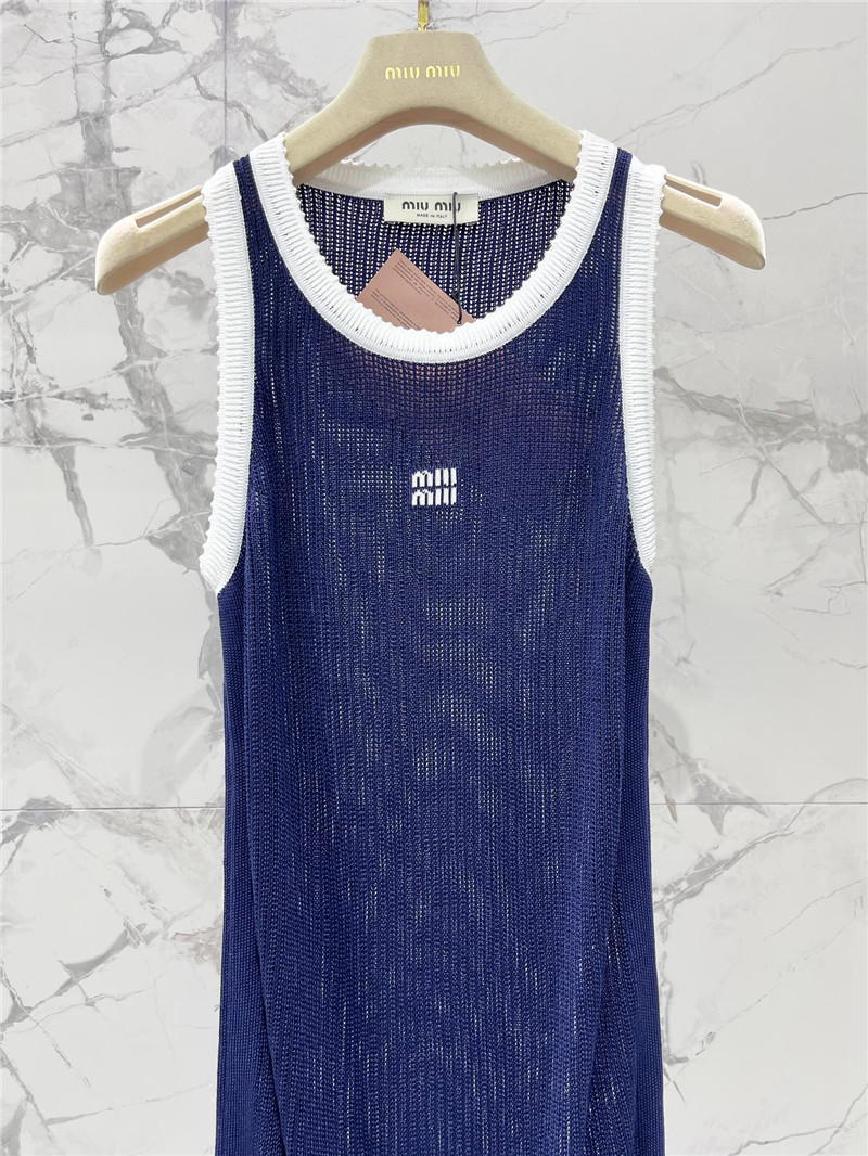 M1um1u wave edge vest dress replica clothing sites