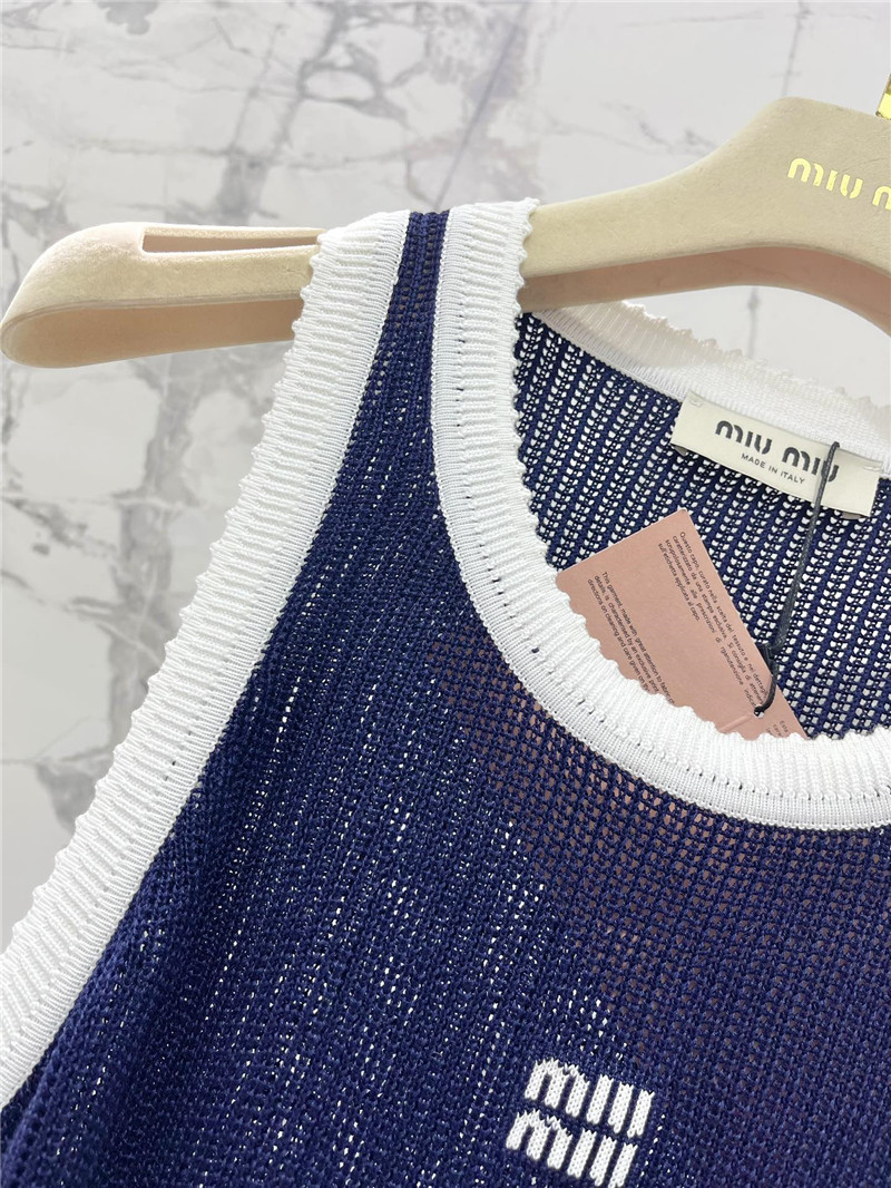 M1um1u wave edge vest dress replica clothing sites