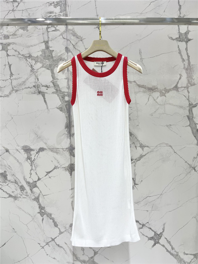 M1um1u wave edge vest dress replica clothing sites