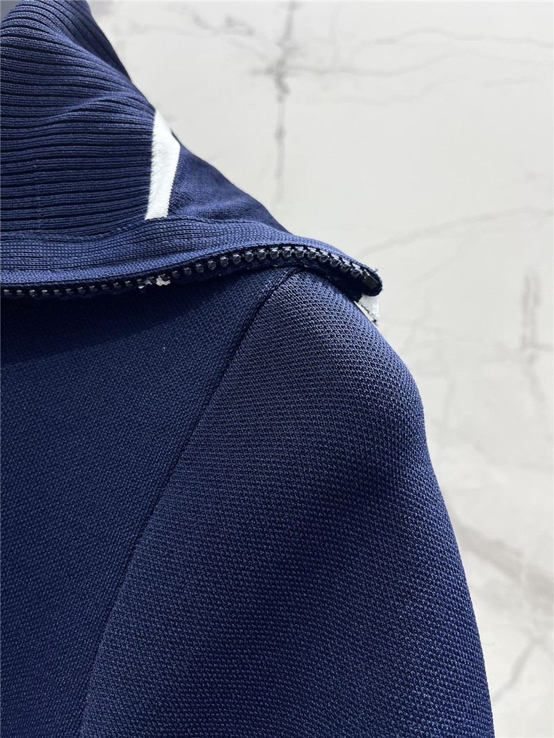 D10r navy collar half zip short sleeve replica designer clothes