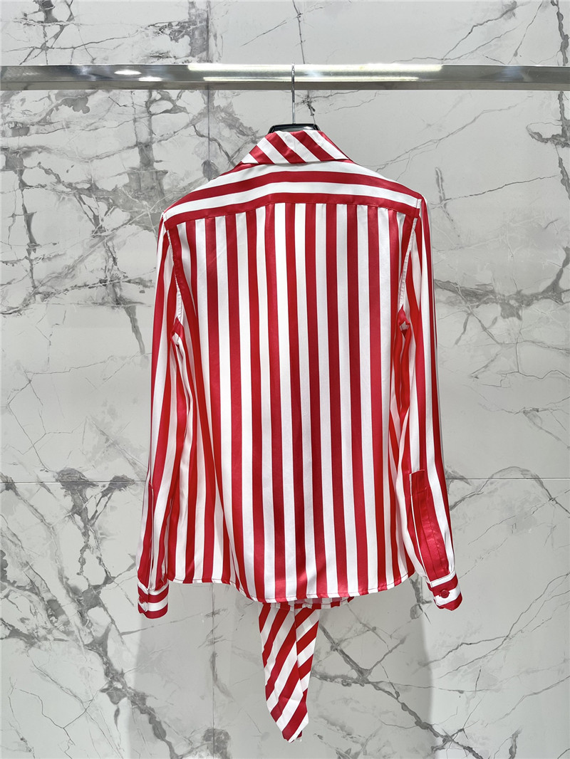 Y51 ribbon silk shirt replica d&g clothing