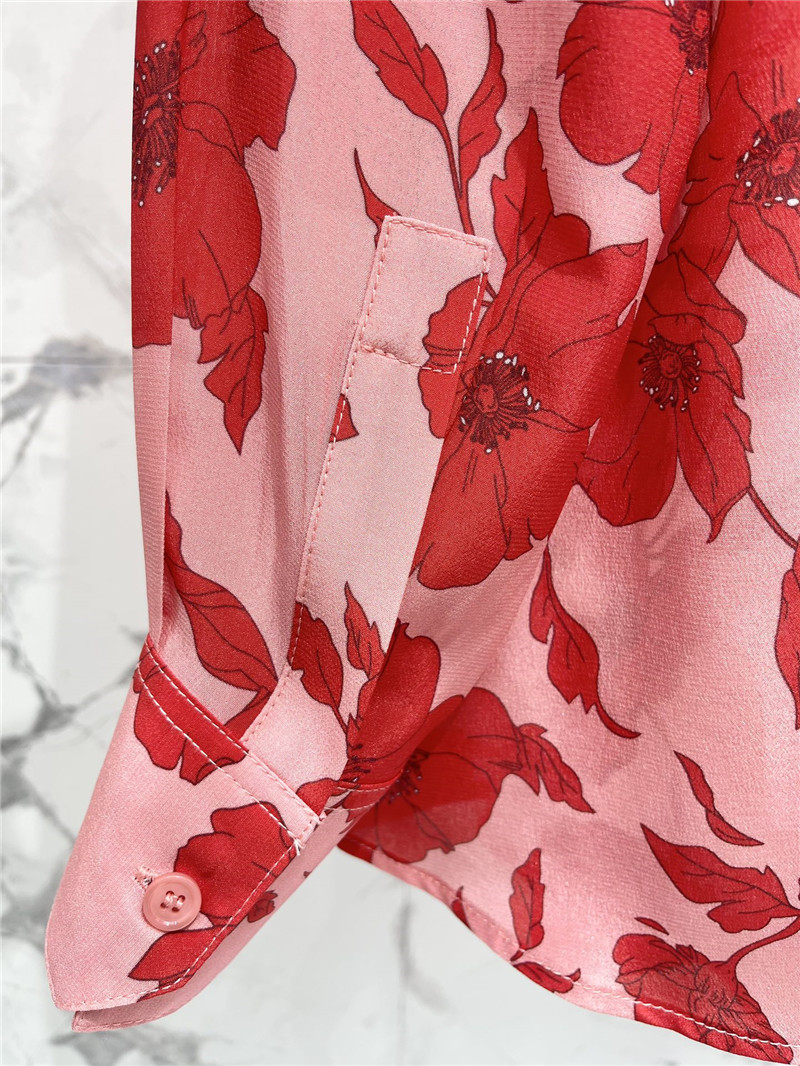 Vanitoo floral silk shirt replica clothing sites