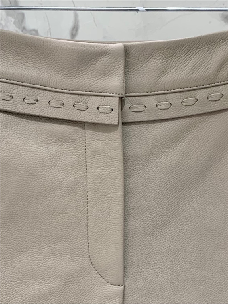 F**di pebbled cord leather shorts replicas clothes