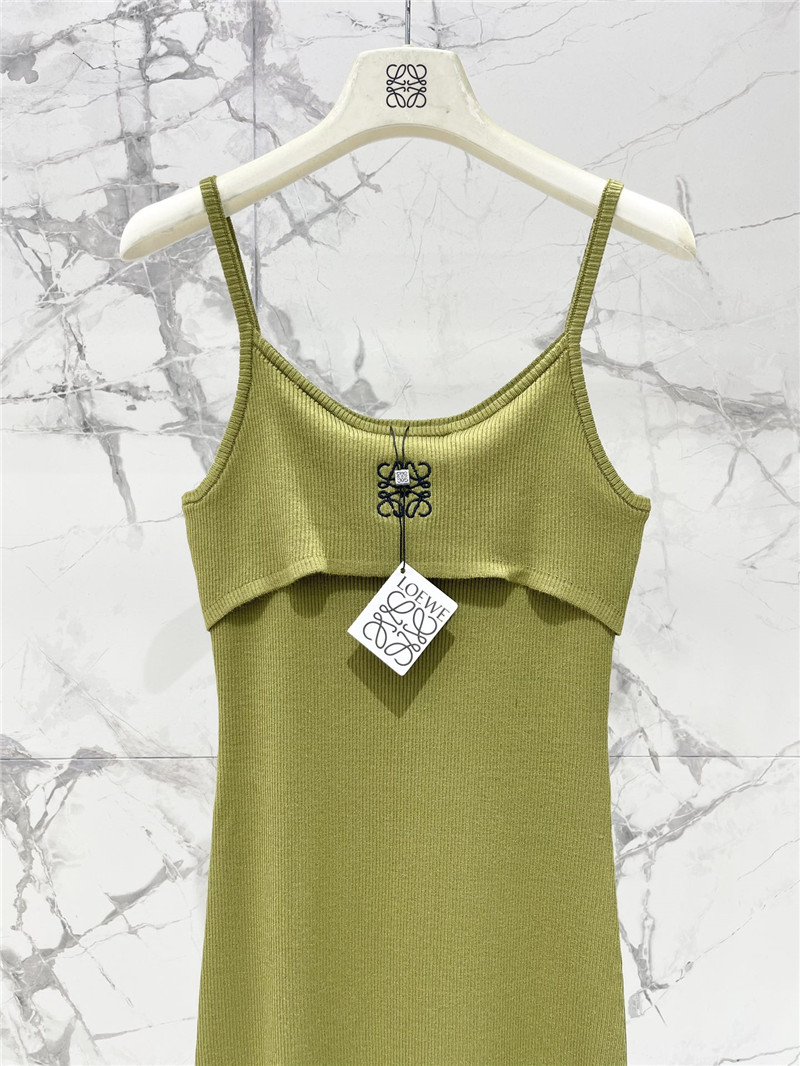 L0ew* embroidered logo suspender dress replica clothing sites