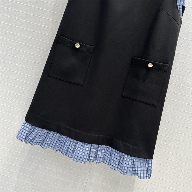 M1um1u small flying sleeve dress replica clothing sites