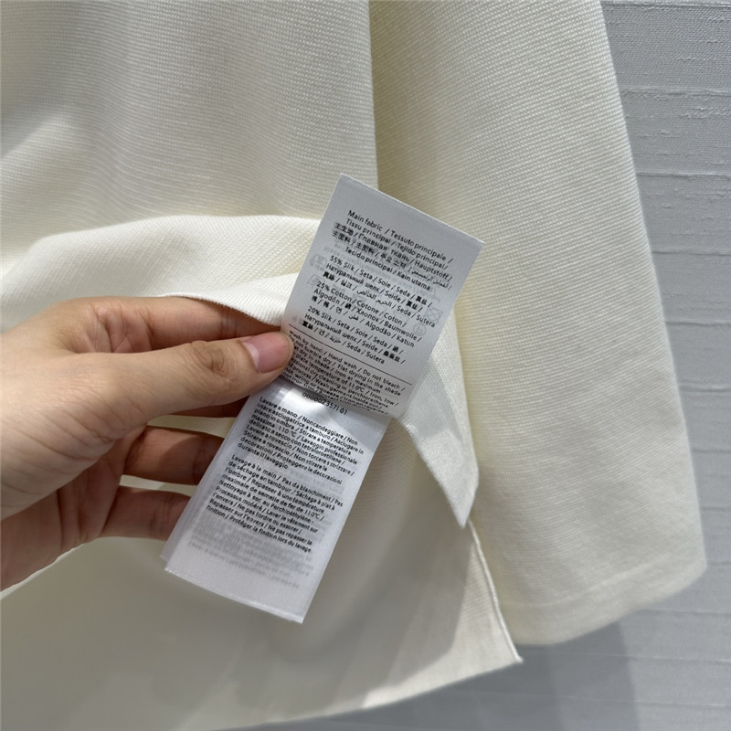 Va1e*ntin0 v-logo virgin wool top white
