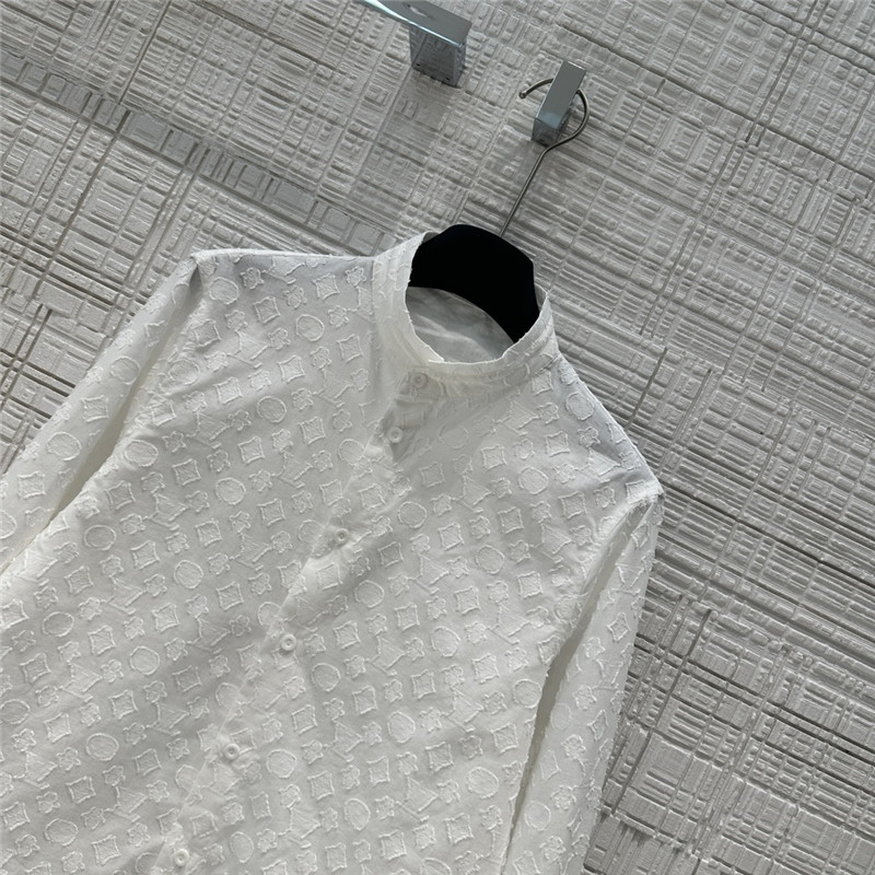 l0vis Vvtt0n lv jacquard round neck shirt replicas clothes