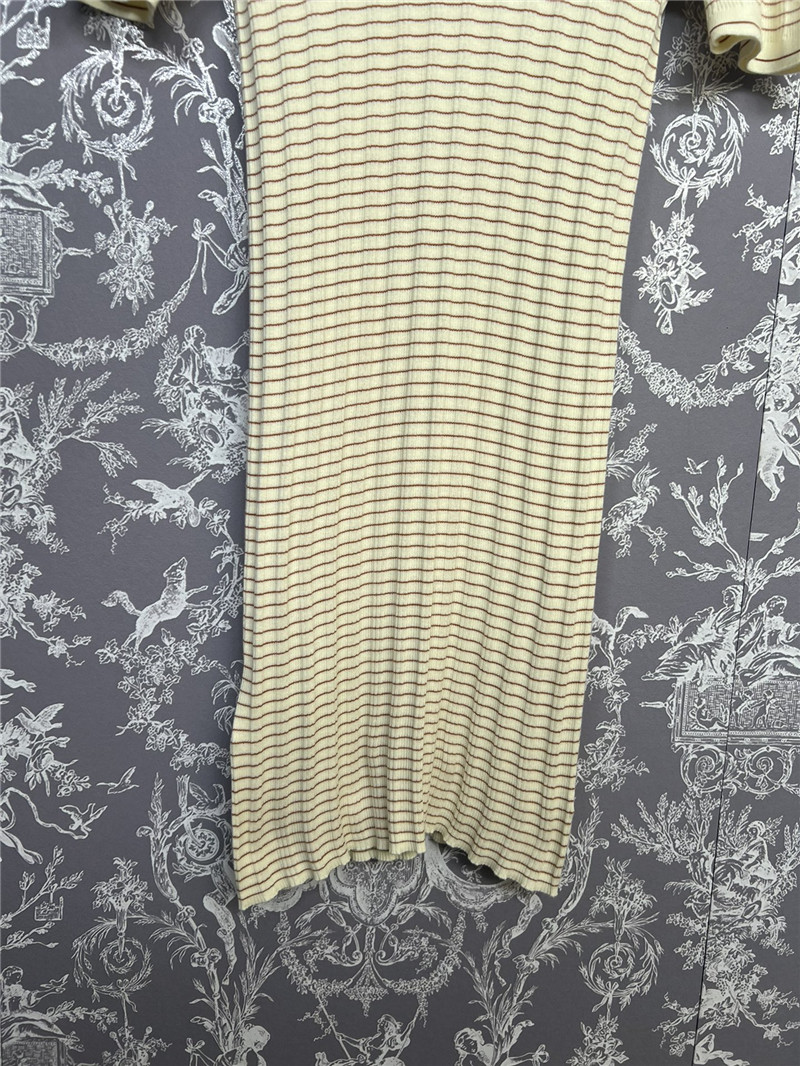 M1um1u striped knitted dress replica d&g clothing